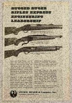 1968 Print Ad Ruger Rifles Model M/77, No. 1 Single, .44 Magnum Carbine  - $9.28