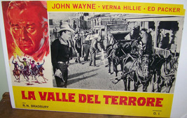 1934 The Star Packer John Wayne Movie Poster Verna Hillie R Bradbury Italian - £54.60 GBP