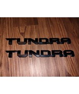 2PCS Matte Black Side Door Tundra EMBLEM Badge Fit For Toyota Tundra 201... - £19.67 GBP