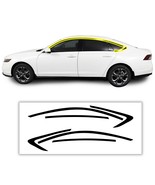 Fits Honda Accord 2023 Side Window Chrome Delete Cover Decal Blackout Trim - £39.81 GBP