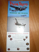 Flying Tigers Warbird Air Museum Florida Travel Souvenir Brochure - $3.99