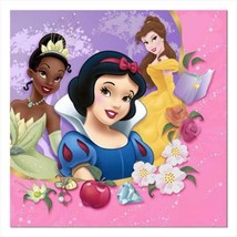Disney Princess Dreams Dessert Beverage Napkins Birthday Party Supplies 16 Count - £3.16 GBP
