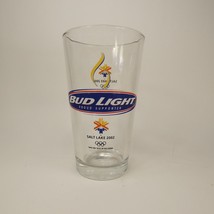 2002 Winter Olympics 16 oz Budweiser Glass Salt Lake City Bud Light  FIK2V - $8.00
