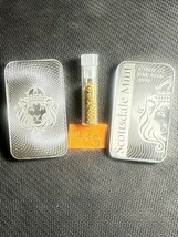 Silver And Gold - 4.3 grams Of Raw Gold, And Two 1 oz Scottsdale Silver ... - $966.15 CAD