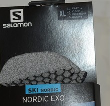 Salomon Nordic EXO Ski Crew XL Socks 1 Pair Night Sky Alloy Color image 2