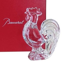 Baccarat Crystal Zodiac Rooster Figurine 2017 Paperweight France #2810263 NEW - £171.61 GBP