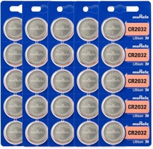 Murata CR2032 Battery DL2032 ECR2032 3V Lithium Coin Cell (25 Batteries) - £17.53 GBP