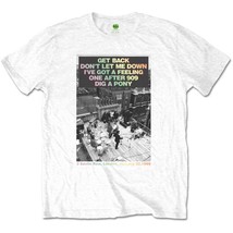 The Beatles Rooftop Songs Gradient White Official Tee T-Shirt Mens Unisex - £24.96 GBP