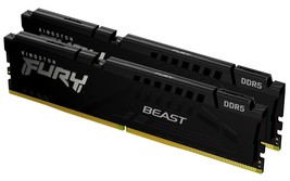Kingston Technology Fury Beast Black 64GB 4800MT/s DDR5 CL38 XMP 3.0 Ready Compu - £75.31 GBP+