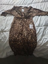 Jessica Simpson Maternity Size Small Cheetah Dress-Brand New-SHIPS N 24 HOURS - £63.40 GBP
