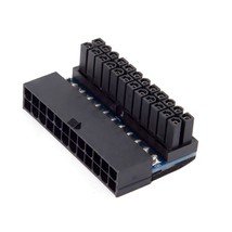 Atx 24Pin Female To 24Pin Male 90 Degree Power Adapter Compatible For Mainboard  - £11.02 GBP
