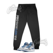 CUTE Sweatpants for 1 Mid True Blue Cement Shadow Grey 3 Low High Dunk A... - £42.36 GBP