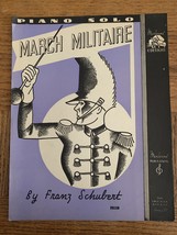 March Militaire Sheet Music - $49.38