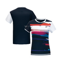 YONEX 23FW Women&#39;s Badminton T-Shirts Apparel Sportswear Dark Charcoal 2... - £45.57 GBP