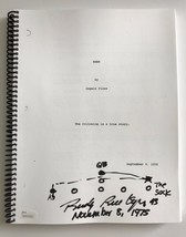 Rudy Ruettiger Signed &quot;Rudy&quot; Movie Script w/ &quot;Hand Drawn Play&quot; JSA COA Astin - £292.08 GBP