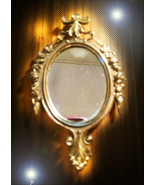 HAUNTED HALLOWEEN VEIL GLASS SPIRIT PORTAL ANTIQUE MIRROR PRIESTESS MAGICK - $503.33