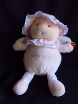 Ty Pluffies Blessings To Baby *Pink Baby Girl 2004 Plush Pluffy Beanie Sewn Eyes - $15.63