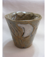 Vintage Hand-Turned Pottery Brown Toothpick Holder Half Moon Design 1998... - €21,10 EUR