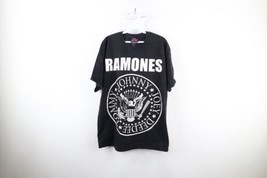 Vintage Y2K 2008 Mens XL Distressed Spell Out The Ramones Band T-Shirt Black - £31.11 GBP