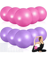 10 Pieces 9 Inch Exercise Pilates Ball Yoga Therapy Core Ball for Yoga S... - $175.74 CAD