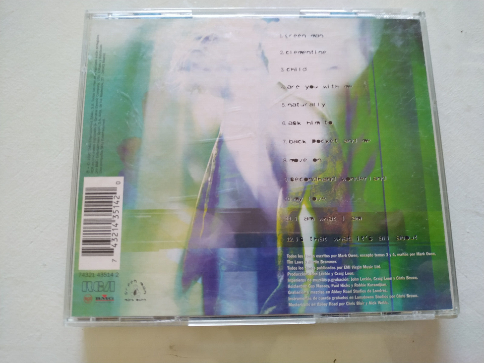 Mark Owen Green Man RCA - CD Am Item image 2