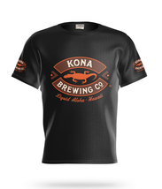 Kona  Beer Logo Black Short Sleeve  T-Shirt Gift New Fashion  - £25.16 GBP
