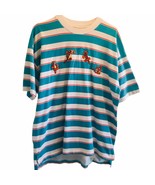 Vintage Disney Store Tigger Teal Orange White Striped Embroidered XL USA... - $105.24 CAD