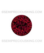 Natural Ruby 2.25mm Round Diamond Facet Cut I1 Clarity Scarlet Color Loo... - £2.74 GBP