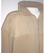 US Army fleece &quot;shirt&quot; liner for Goretex parka, coyote brown X-Lg Peckha... - $81.36 CAD