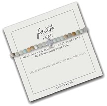 Lenny and Eva Faith Over Fear Cross Stretchable Bracelets on - £80.46 GBP