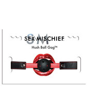 Sex &amp; Mischief Hush Ball Gag Red - £12.99 GBP