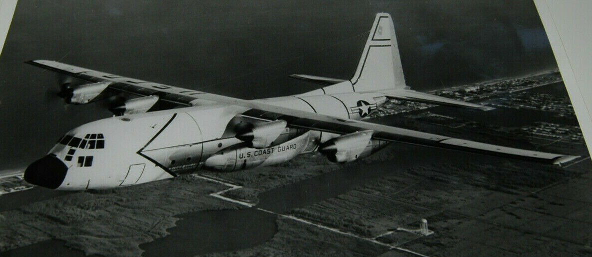 Vintage US Coast Guard Black & White 8x10 Photograph 1960 Airplane ...