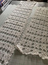 Vintage hand Crocheted Runners Set of 3 #12g - $20.28