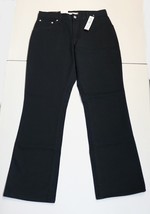 NWT Levi Strauss 550 Jeans Black Stretch Relaxed Fit Boot Cut Womens 8 Med - £26.29 GBP