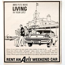 1959 Avis Rental Services Automotive Advertisement Travel Automobilia DWF13 - $378.90 MXN