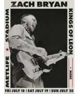 ~HOT!~ Zach Bryan Kings of Leon Metlife Stadium Poster July 18-20. - $276.38 MXN+