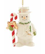 Lenox 2020 Snowman Figurine Ornament Annual Candy Cane Frosty Christmas ... - $102.00