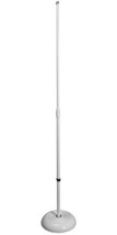 On-Stage Stands Round Base Mic Stand, White - £57.79 GBP