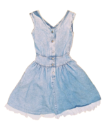 Vintage All American Girls by JouJou Denim Jumper Dress - $300.97 MXN