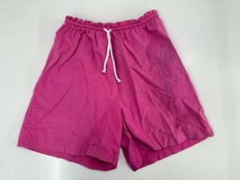 Juke Box by Ideas Womens Shorts Size Large Pink Elastic Waist Drawstring... - $6.76