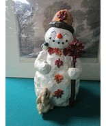 CHRISTOPHER RADKO CARLTON THE SNOWMAN ORNAMENT  CHRISTMAS 8&quot; NEW ^^ - $1,536.98 MXN