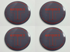 Tecnomagnesio 3 - Set of 4 Metal Stickers for Wheel Center Caps Logo Bad... - $24.90+