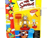 THE SIMPSONS - ITCHY &amp; SCRATCHY WAVE 4 WORLD OF SPRINGFIELD INTERACTIVE ... - $32.71