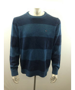 Tommy Hilfiger Men&#39;s Extra Large Two Tone Blue Long Sleeve Cotton Heavy ... - £8.87 GBP