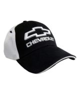 Chevrolet Bowtie Black with White Mesh Hat - $568.44 MXN