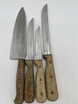 VTG Rogers High Carbon Stainless Steel Knives 4 PCs - £26.13 GBP
