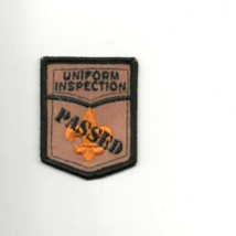 BSA - Boy Scout Patch - Uniform Inspection &quot;Passed&quot; 2.5&quot; x 2&quot; - £3.53 GBP