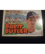 1992 Topps Kids #49 BRETT BUTLER Los Angeles Dodgers
