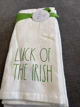 St Patrick&#39;s Day  Kitchen Dish Towels - 2 - Rae Dunn - Luck of the Irish... - £11.33 GBP
