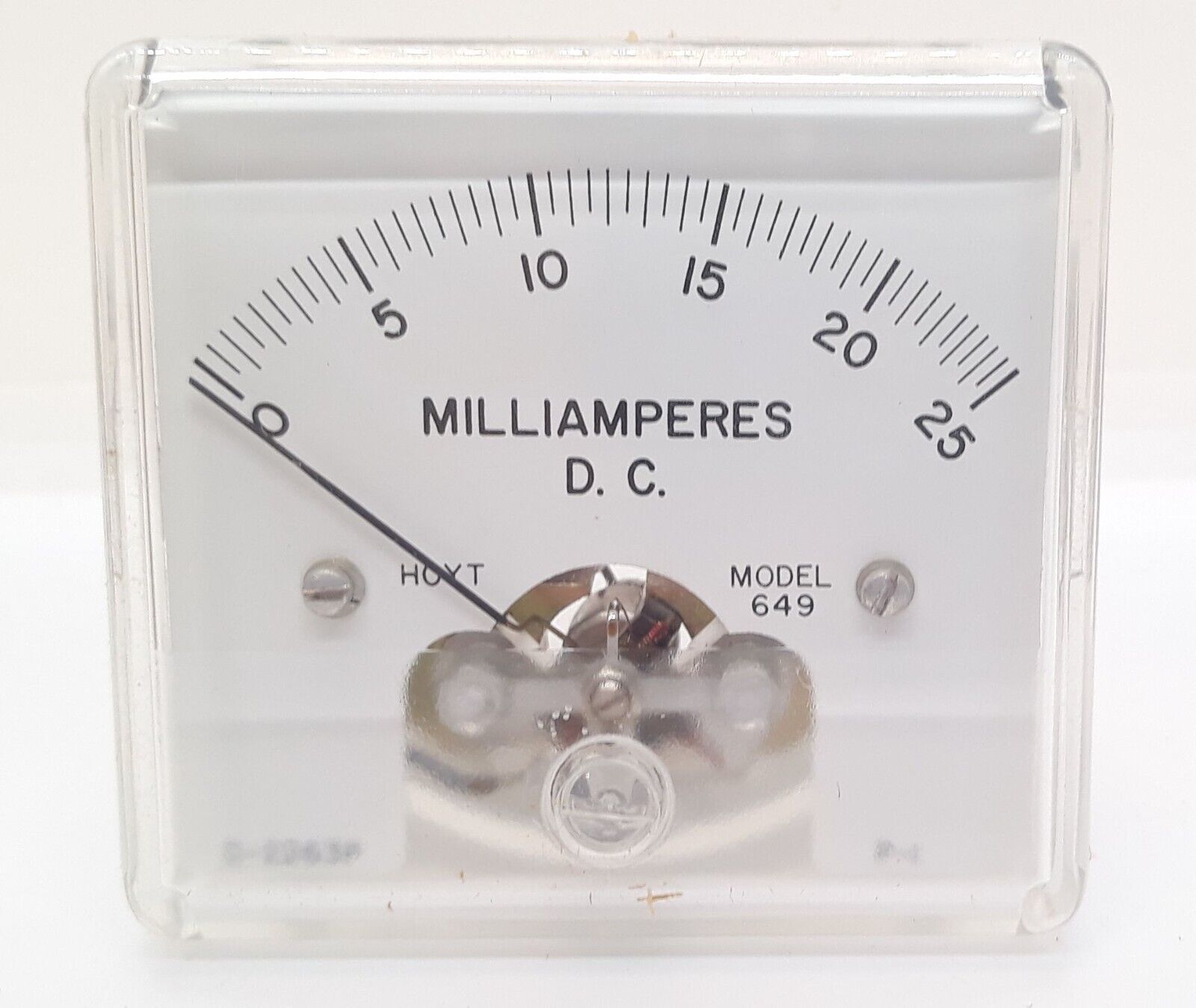 Hoyt Model 649 Panel Meter 0-25 DC Milliamperes Ampmeter - $29.99